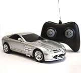 Ferngesteuertes Auto Modellauto Modellfahrzeug mit Fernsteuerung Mercedes Benz SLR McLaren RC 1:24 - Silber