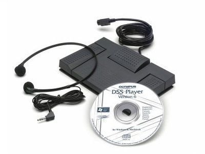 Olympus AS 2300 PC Transcription Kit - Digital voice recorder accessory kit
