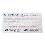 Okoban Global Luggage Tracker Sticker