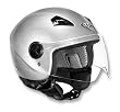 Vega Silver Transit Open Face 3/4 Shell Helmet