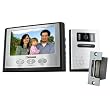 Defender GK300-7M2 Hands Free 2-Wire Color Video Intercom System with 7" LCD Monitor and Night Vision Security Camera & Bonus Electric Door Strike Remote Unlock Mechanism