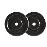 Cap Barbell Bumper Plate Set, 90-Pound