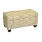 Willow Storage Bench - Granite