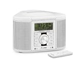 PURE Chronos iDock Series II, DAB and FM Stereo Clock Radio with Dock for iPod/iPhone - White