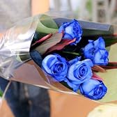 青いバラ　【送料無料】神秘的なブルーの薔薇 ブルーローズ〔ベンデラブルー〕45本の花束 花贈り花工房 エーデルワイス フラワーギフト