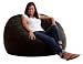 Comfort Research 4-Foot Large Fuf in Comfort Suede, Black Onyx