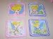 Set of 4 PINK purple TINKERBELL Wall Hangings *TOO CUTE