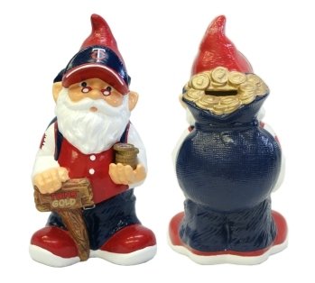 Minnesota Twins Garden Gnome Coin Bank Minnesota Twins Garden Gnome Coin Bank