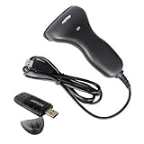 Black Hand Held Contact USB CCD Barcode Scanner Barcode Reader w/AGPtek USB2.0 SD card reader