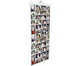 Thinking Gifts Picture Pockets Photo Hanging Display, 80 photos in 40 pockets, Mega, Clear, 1 unit (PPMG )