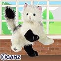 Webkinz Domino Cat + Webkinz Bookmark - New with Sealed Tag and Unused Codes