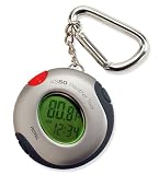 Royal Consumer Porducts Digital Carabiner Keychain Thermometer, Watch, Compass and LED Light