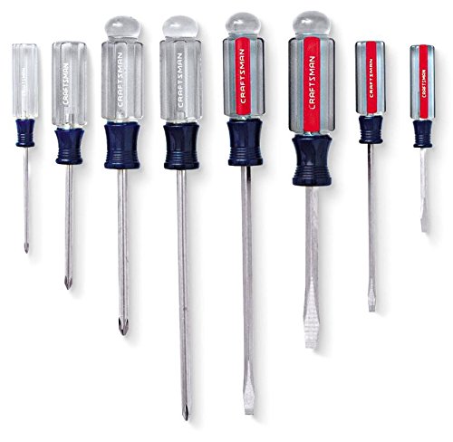 Craftsman 8 Pc Screwdriver Set, Phillips & Slotted, Made In USA