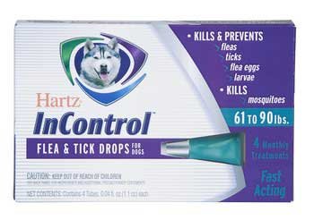 Hartz InControl Topical for Dog and Puppies Weighing 61-90 lbs