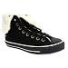 Converse Knee High Unisex Fur Hi Top Suede Trainers