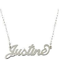 Sterling Silver Personalized Name Necklace - Custom Made Any Name