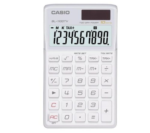 Imagen principal de Calculadora SL-1100TV - blanco luminoso