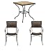 Romano Bistro Table 2 Chairs Set