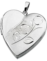 Sterling Silver Heart Locket: 21X20 mm