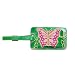 Fair Trade Cruelty Free Leather Luggage Tag - Butterfly