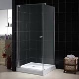Dreamline SHEN-12343410-01 Tetra Frameless Glass Shower Enclosure, Chrome