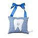 Boy's Tooth Fairy Pillow in Royal Blue Gingham Print Cotton