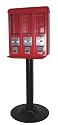 Triple Vend Candy / Gumball Vending Machine (Red)