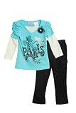 NWT Toddler Girls 2 pc top and stretch pants set