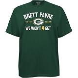 Reebok Green Bay Packers Brett Favre Youth We Won't 4 Get T-Shirt