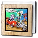Review 3dRose LLC  / Fish Pulled Over 4 Fishing License - 6 Inch Tile Napkin Holder
