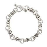 8.5 Oxidized Link Men's Bracelet