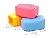 niceEshop(TM) Ultra-popular Silicone Candy Colors Mini Handheld Washboard (5.5x8x3.5cm)-Random Color