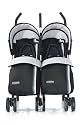 Cosatto Twin Lunar Footmuff, Raincover, Headhugger, Chest Pads (Monochrome)