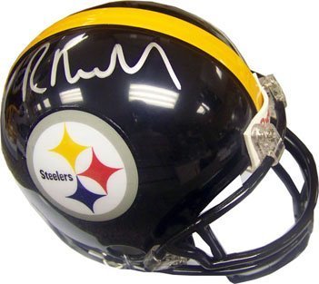 Rashard Mendenhall Autographed Pittsburg Steelers Mini Helmet