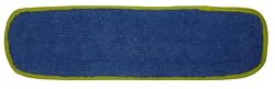 Industrial and Commercial Microfiber Damp Mop Pad (18 In. Border, Yellow)