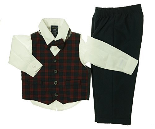 Nautica Baby Boy's Mini Tartan Vest Set
