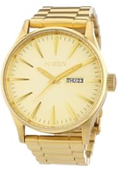Nixon Men's Sentry Watch One Size Gold