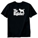 T-Shirt Black " The Dogfather Schnoodle " Dog