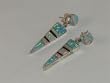 Navajo Indian Jewelry Opal Earrings - ER-0002