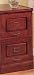 Cherry Finish 2 Drawer Legal / Letter File Filing Cabinet w/Lock