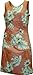 Pacific Legend Women's Plumeria Hibiscus Feather Fern Hawaiian Aloha Dress