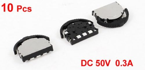 10 Pcs On/Off 3-Position 3-Pin Horizontal Mini SMD SMT Silde Switch