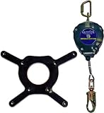Guardian Fall Protection 10931 20-Foot .1875-Inch Stainless Steel Cable with Swivel Top, Swivel Snap Hook and Boot Cover