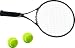 Tennis - 24"W x 15"H - Peel and Stick Wall Decal by Wallmonkeys