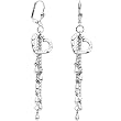 Handcrafted Artistic Heart Lever Back Earrings