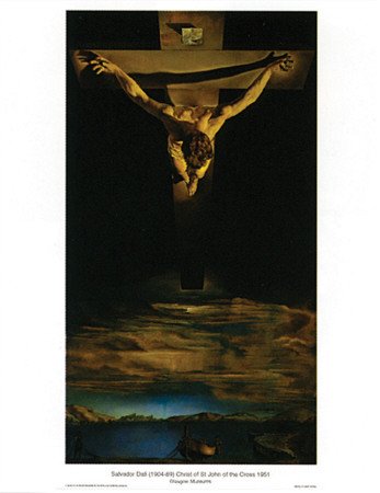 Salvador Dali (Christ Of St John On the Cross) Art Poster Print - 16x20 Mini Poster Print by Salvador Dali, 16x20