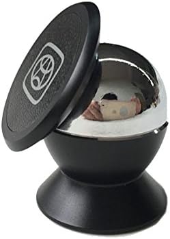 Magnetic Phone Mount Car Mount Holder Magnetic Cell Phone Holder Magnetic Car Mount Phone Car Mount Rotatable Cradle Mount for iPhone,Samsung,GPS (Black+silver)