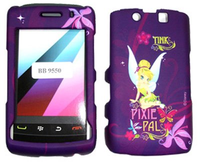 Disney Shield Protector Case for BlackBerry Storm 2 9550 9520, Tinkerbell Purple