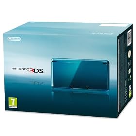 Nintendo 3DS - Console, Aqua Blue