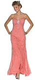 Beaded Evening Dress - Prom Dress, Party, Formal Gown by Sean Collection (70045) Coral